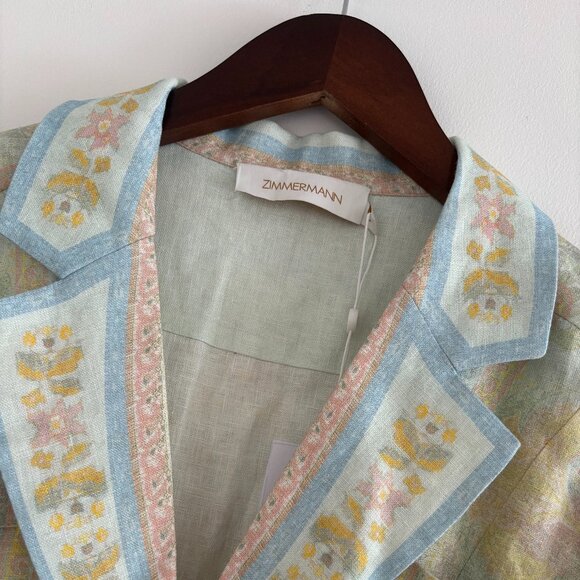 Zimmermann Pastel Mini Dress - Picture 6 of 11